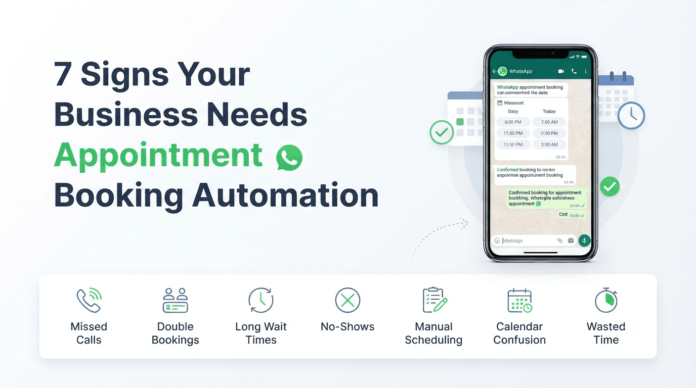 7 Signs Your Business Needs Appointment Booking Automation