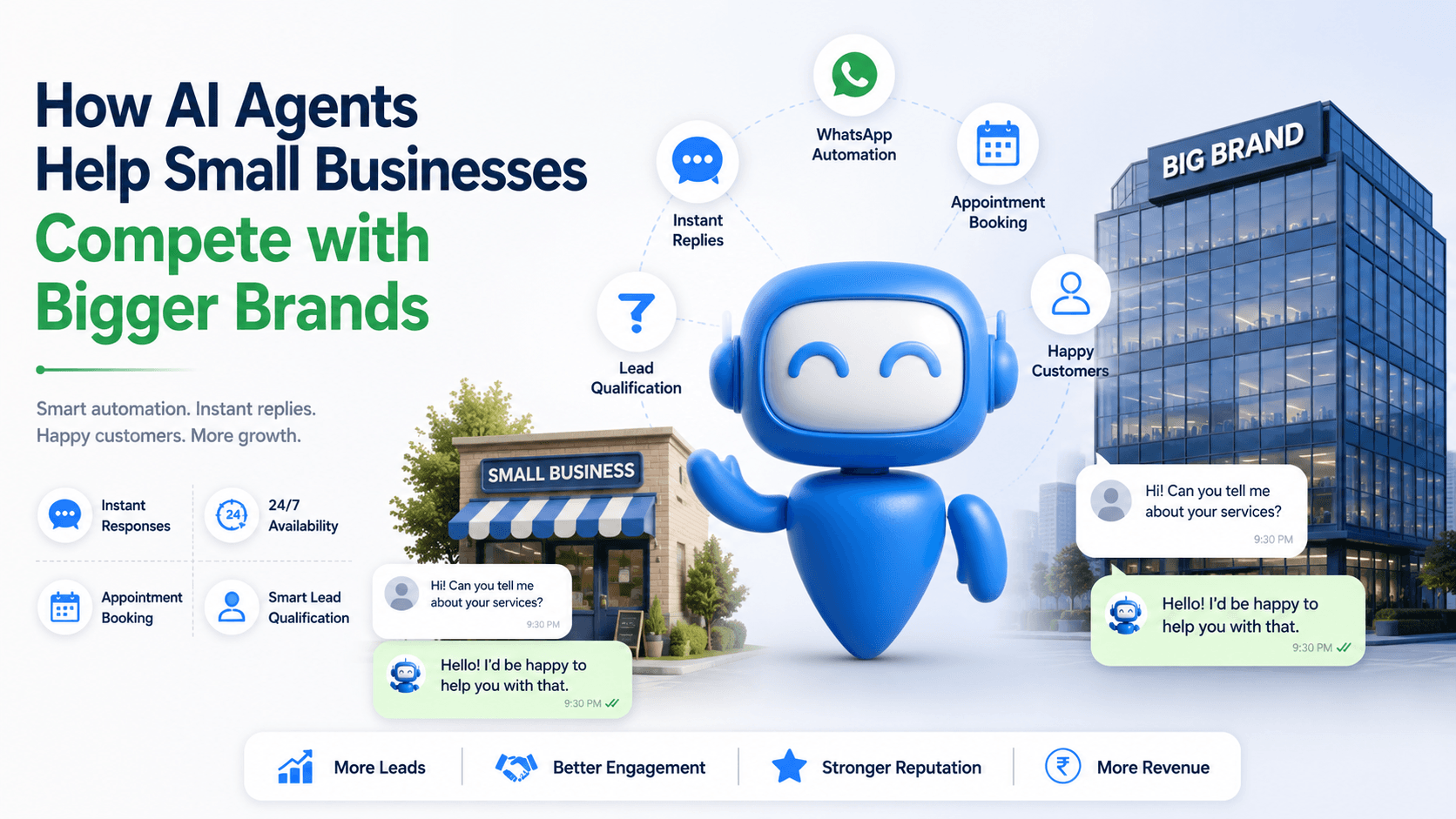 How AI Agents Help Small Businesses Compete with Bigger Brands